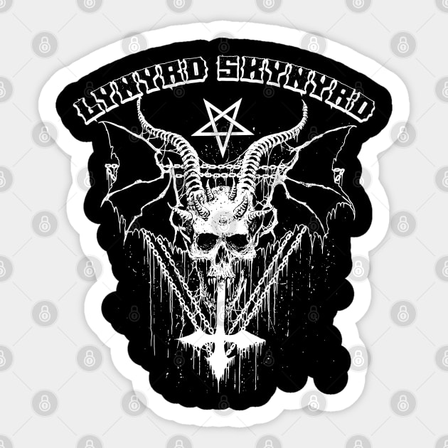 Lynyrd Skynyrd metal Sticker by Lulabyan